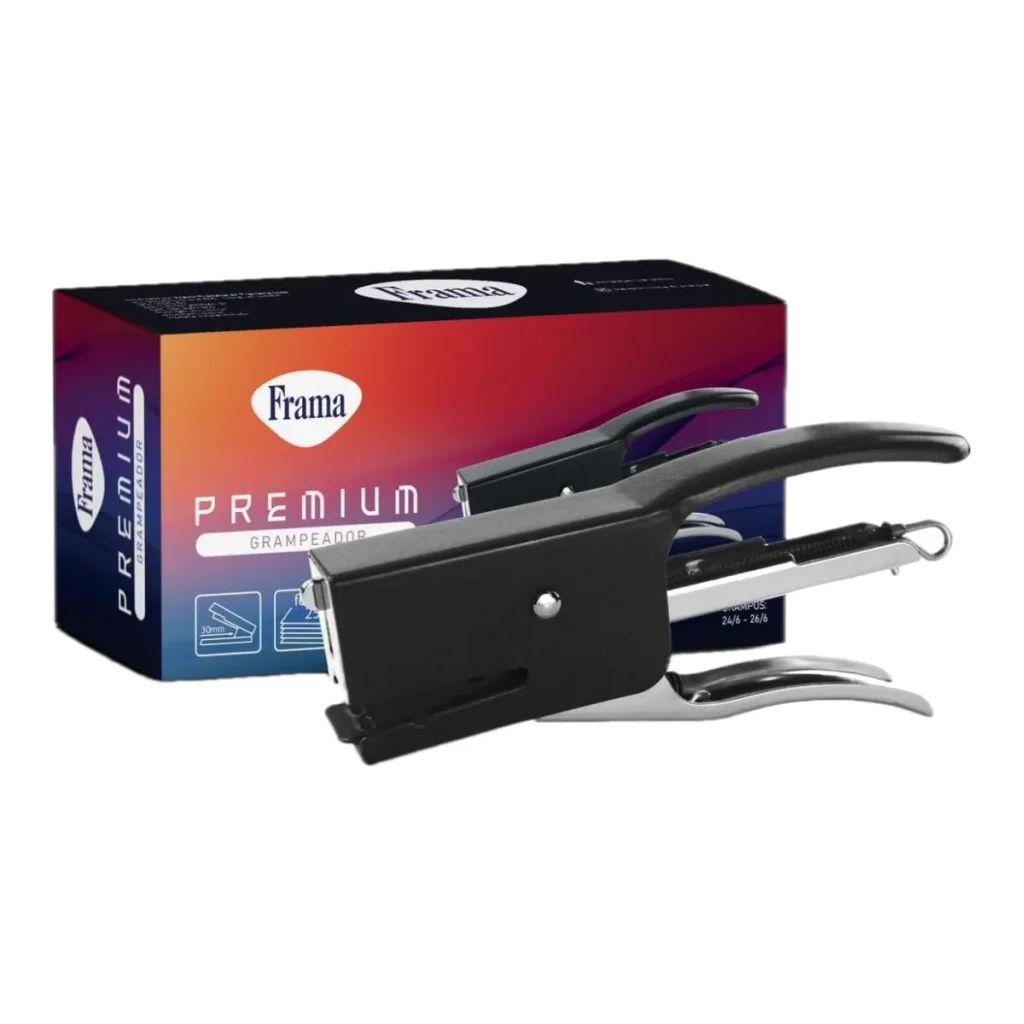 Grampeador de metal médio Frama 25 folhas 15,8 cm