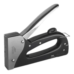 Grampeador Pistola Manual de Metal BRW GP6001 Preto — H&H Suprimentos Corporativos