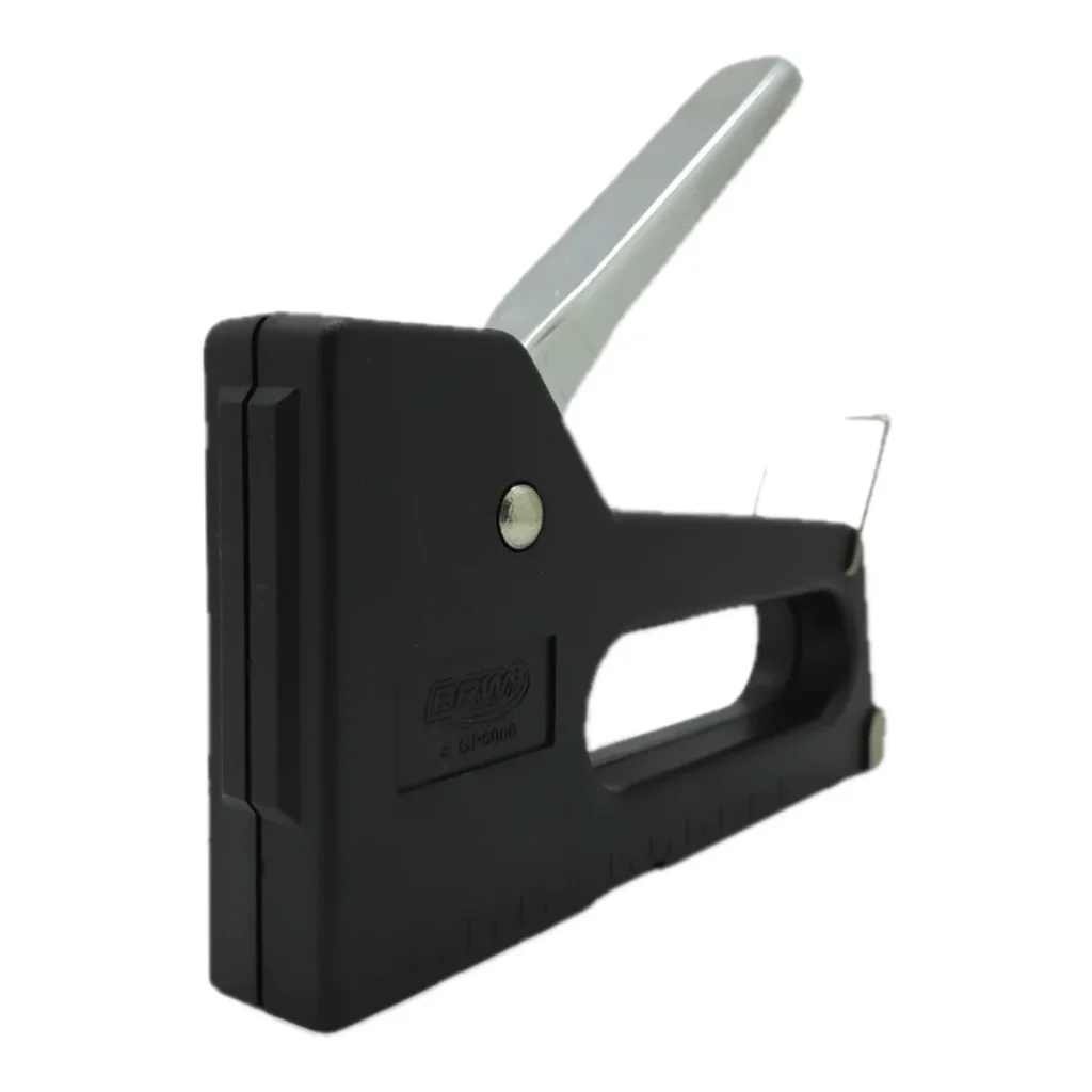 Grampeador pistola manual GP6000 plástico preto