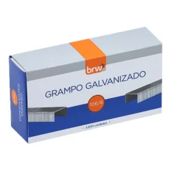 Grampo Galvanizado 106/6 BRW GR1066 (Caixa com 3.500) — H&H Suprimentos Corporativos