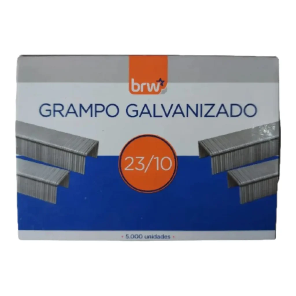 Grampo galvanizado 23/10 BRW GR2310 (caixa com 5.000)