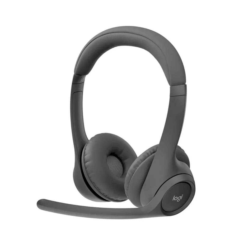 Headset Bluetooth sem fio Logitech zone 300 com microfone com redução de ruído