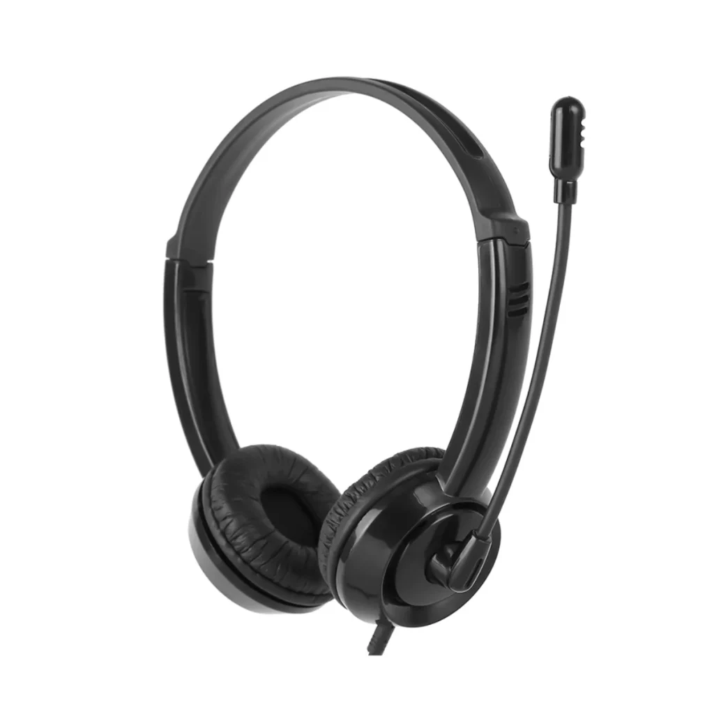 Headset HP DHE-8009 P2 com microfone preto