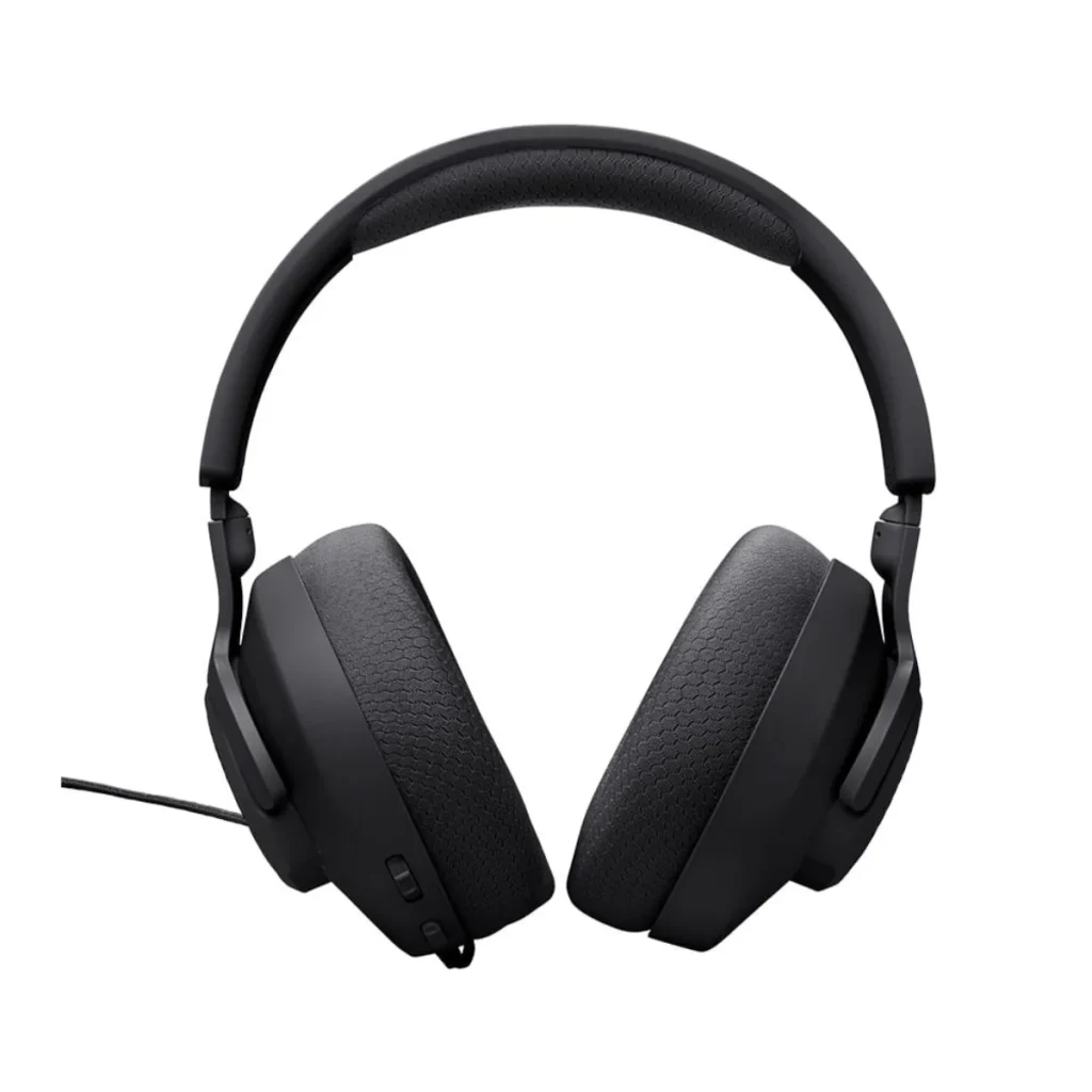 Headset JBL quantum 100 M2 com fio P2 3,5 mm microfone removível preto