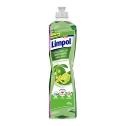 Detergente Lava-Louças Limpol Gel Concentrado Limão & Verbena 400 g