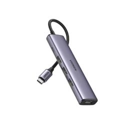 Hub Ugreen CM473 USB-C para 4 Portas USB-A 3.0 5 Gbps — H&H Suprimentos Corporativos