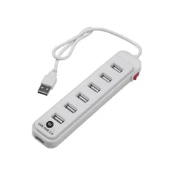 Hub USB 2.0 Bright 0191 com 7 Portas — H&H Suprimentos Corporativos