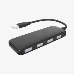 Hub USB 2.0 HP DHC-CT110C com 4 Portas em Alumínio — H&H Suprimentos Corporativos