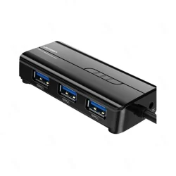 Hub USB 3.0 Ugreen 4 em 1 com 3 Portas USB e Ethernet Gigabit 20265 — H&H Suprimentos Corporativos