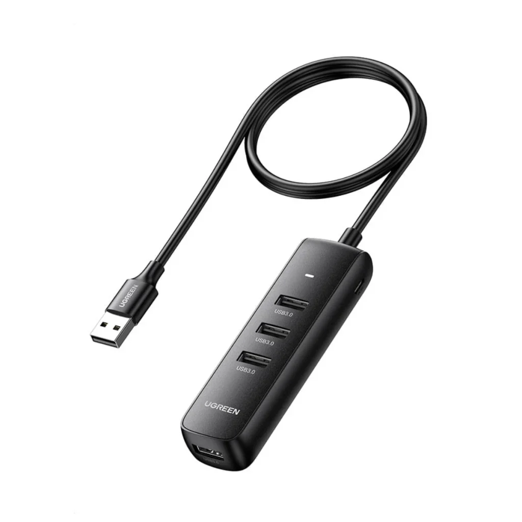 Hub USB 3.0 ugreen CM416 com 4 portas 5 gbps cabo de 1 m