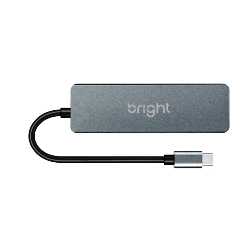 Hub USB-c Bright HB001 4 portas USB 3.0