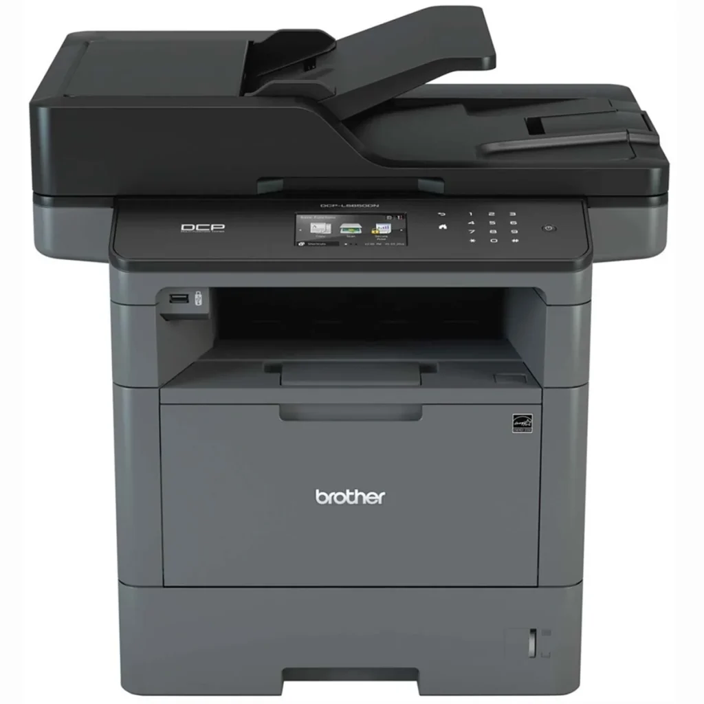 Impressora multifuncional Brother DCP-L5502DN laser monocromática duplex rede
