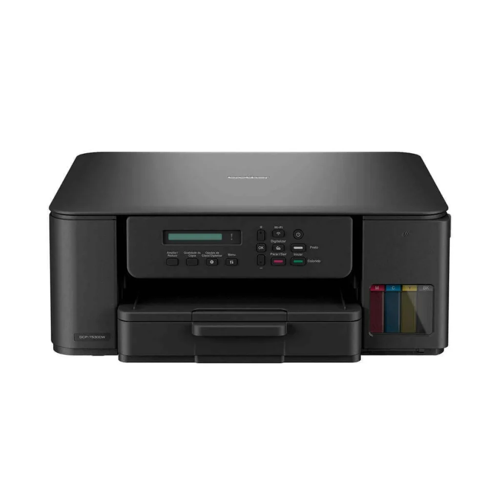 Impressora multifuncional Brother DCP-T530DW tanque de tinta colorida WI-FI