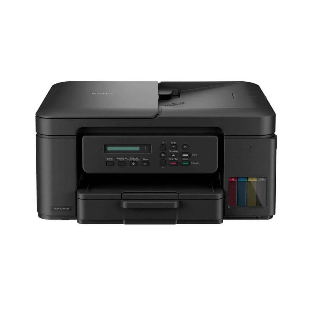 Impressora multifuncional Brother DCP-T730DW tanque de tinta colorida WI-FI e...