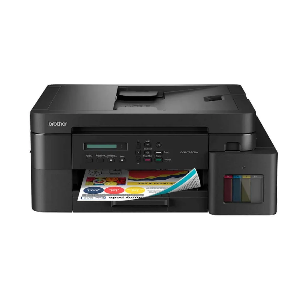 Impressora multifuncional Brother DCP-T830DW tanque de tinta WI-FI duplex