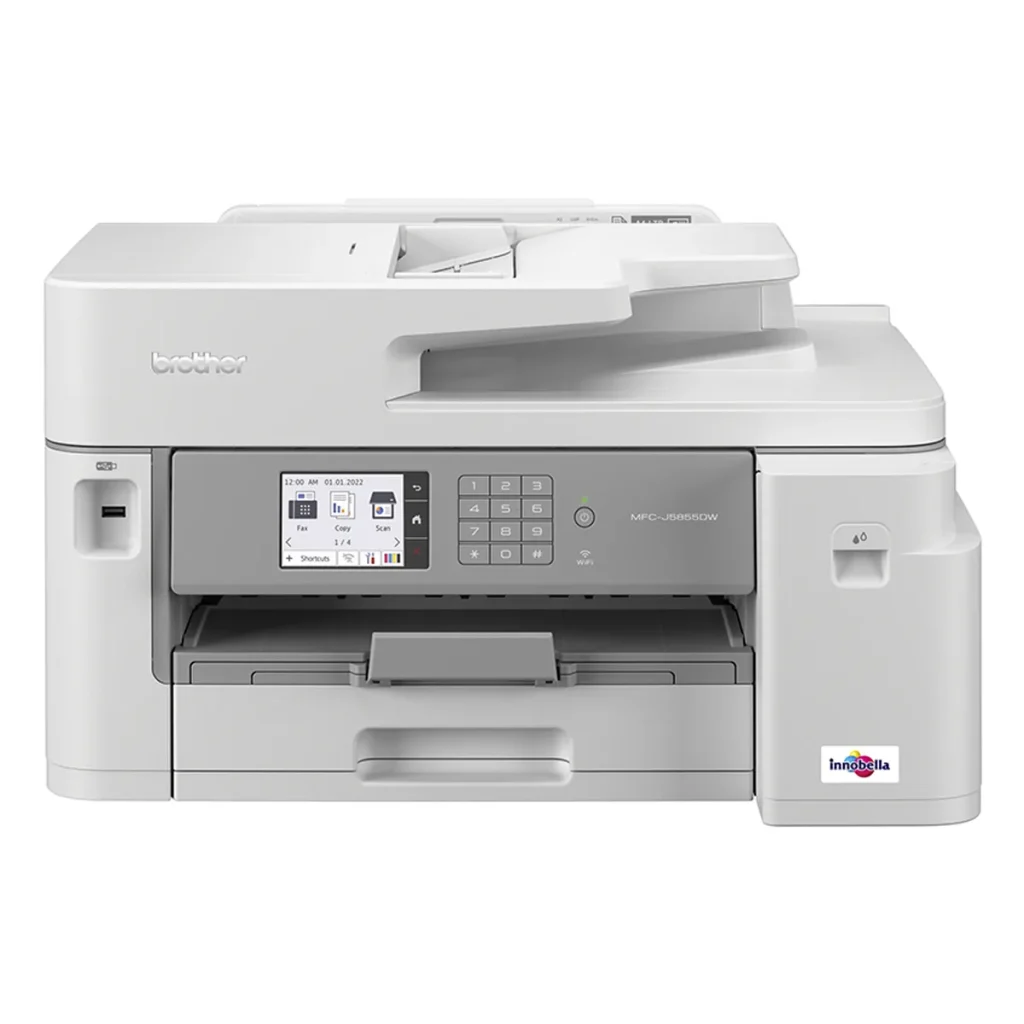 Impressora multifuncional Brother MFC-J5855DW jato de tinta A3 WI-FI duplex