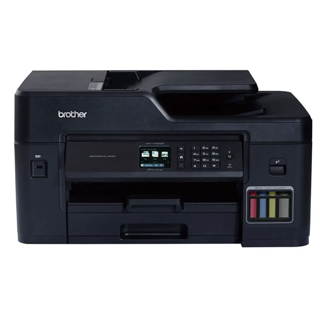 Impressora multifuncional Brother MFC-T4500DW tanque de tinta A3 WI-FI