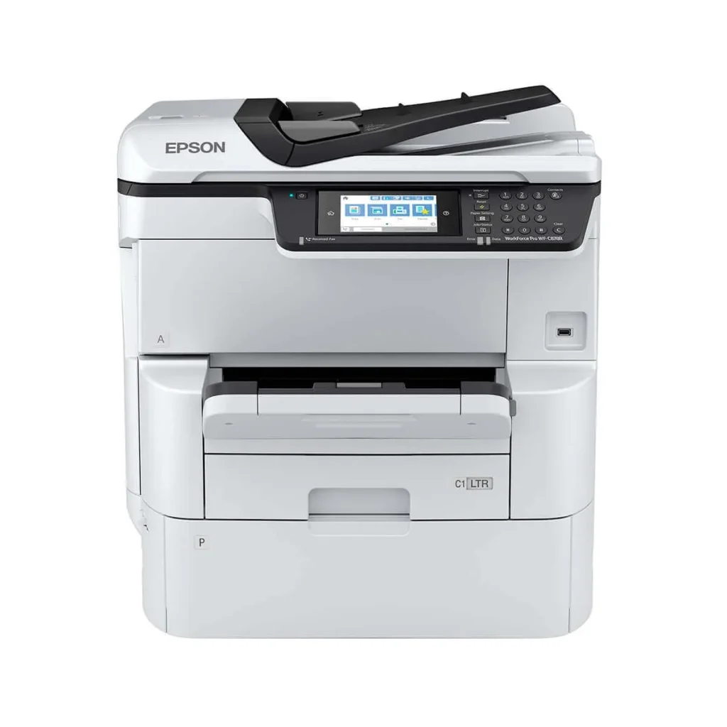 Impressora multifuncional Epson workforce Pro WF-C878R bolsa de tinta colorid...