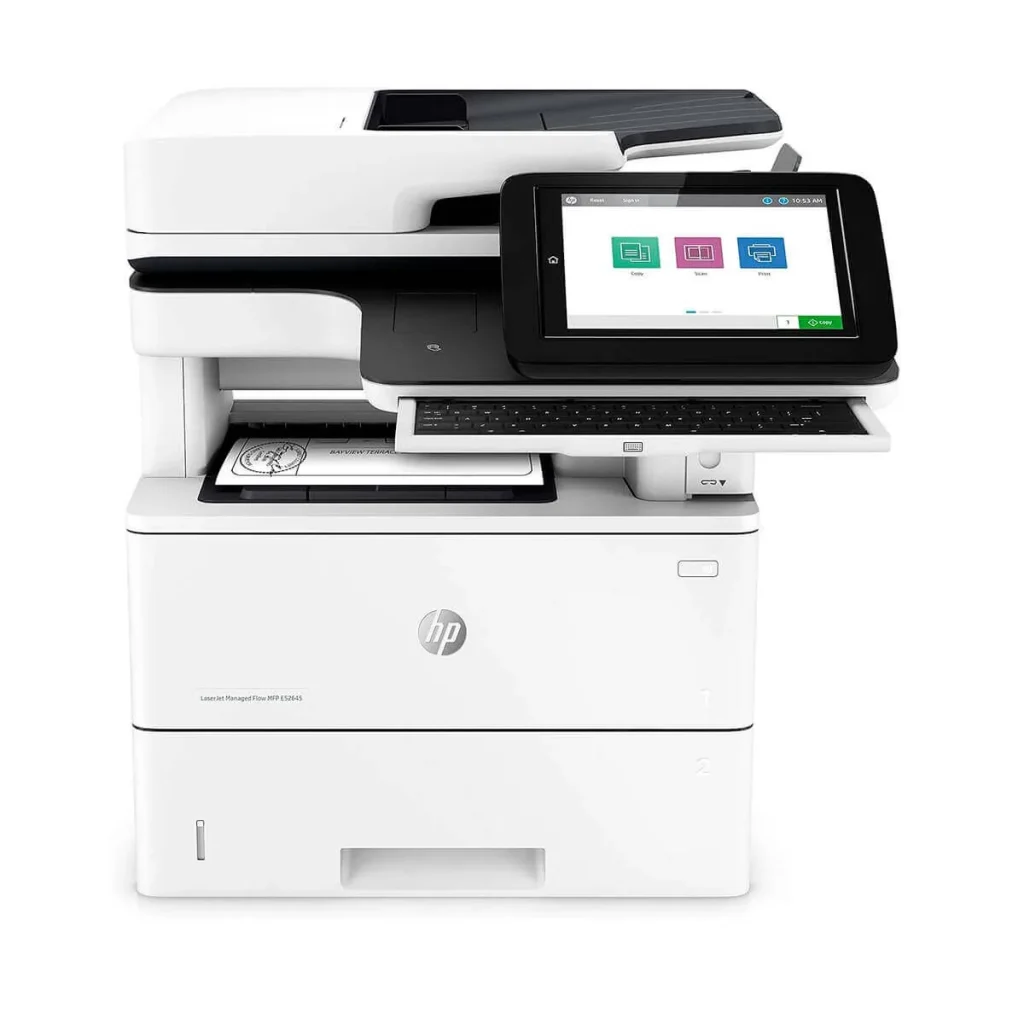 Impressora multifuncional HP LaserJet managed E52645c 1PS55A duplex