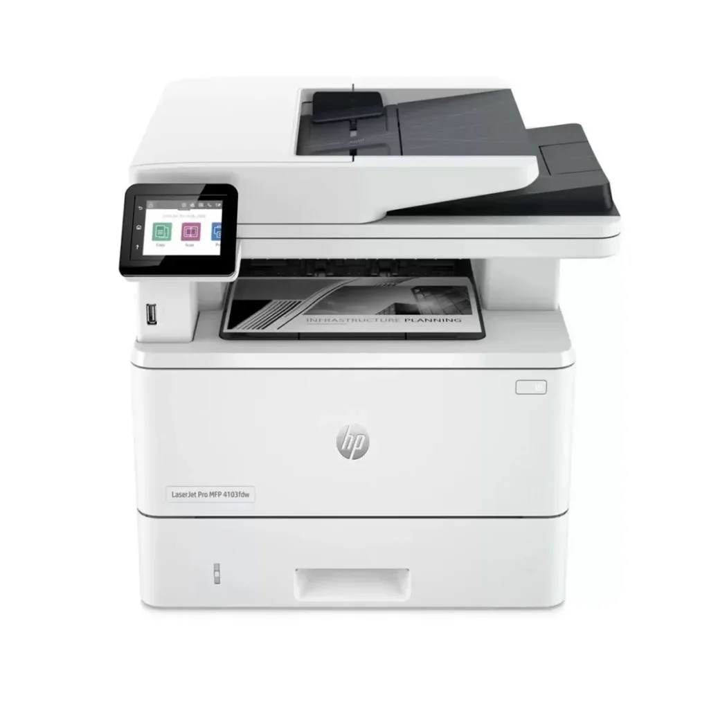 Impressora multifuncional HP LaserJet Pro MFP 4103fdw 2Z629A WI-FI