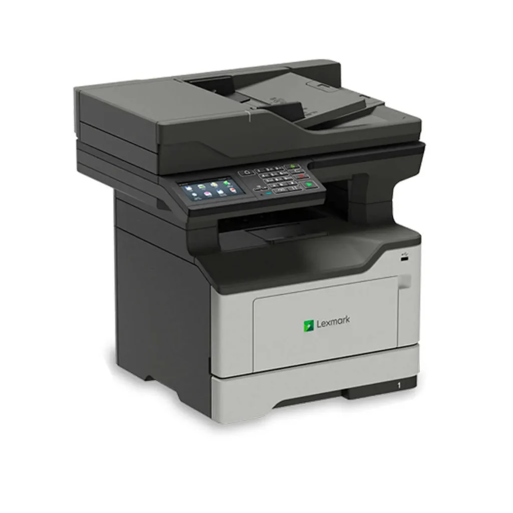Impressora multifuncional Lexmark MX522adhe laser monocromática duplex
