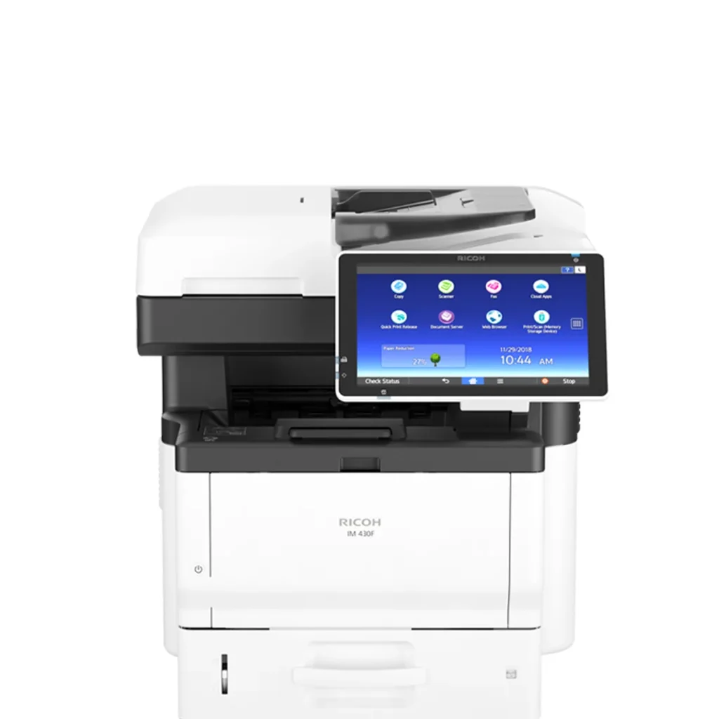Impressora multifuncional Ricoh im 430F laser monocromática