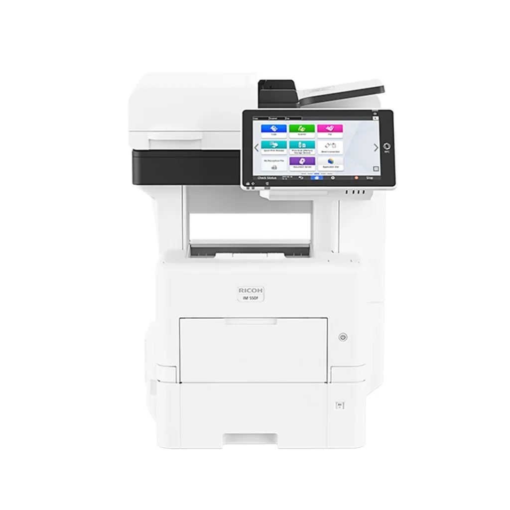 Impressora multifuncional Ricoh im 550F laser monocromática Bluetooth