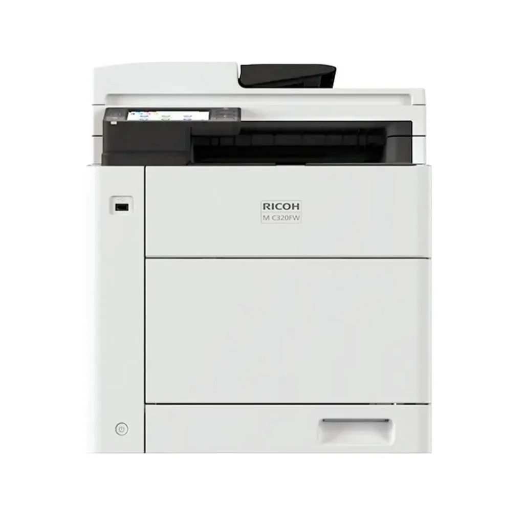Impressora multifuncional Ricoh m C320FW 423621 laser colorida WI-FI e duplex