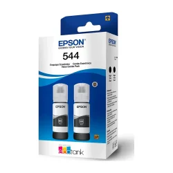Kit com 2 Garrafas de Tinta Epson T544 Preta Original 65 ml — H&H Suprimentos Corporativos