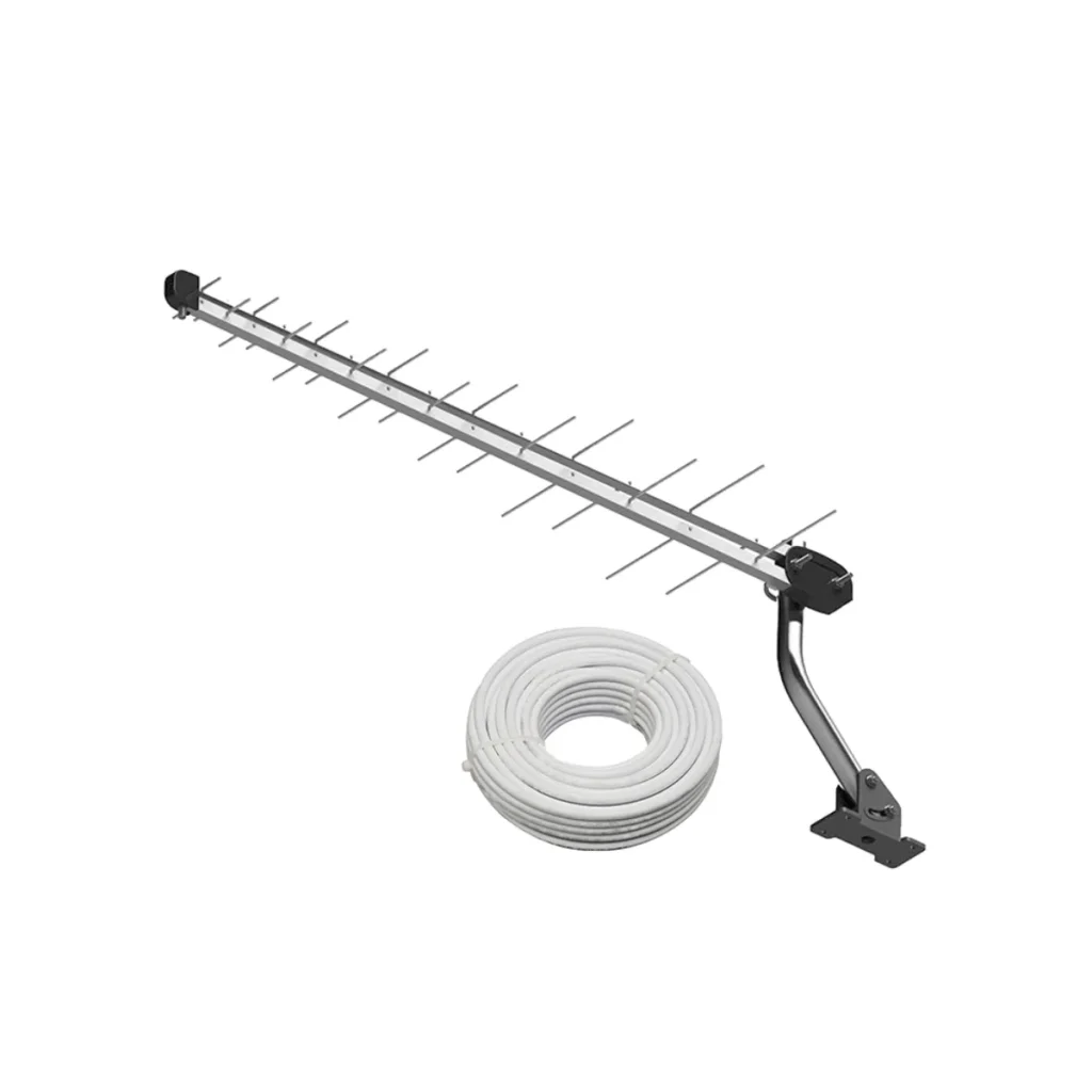 Kit Antena Externa Brasforma Log Digital 28 Elementos SL-2800K com Cabo de 16 m