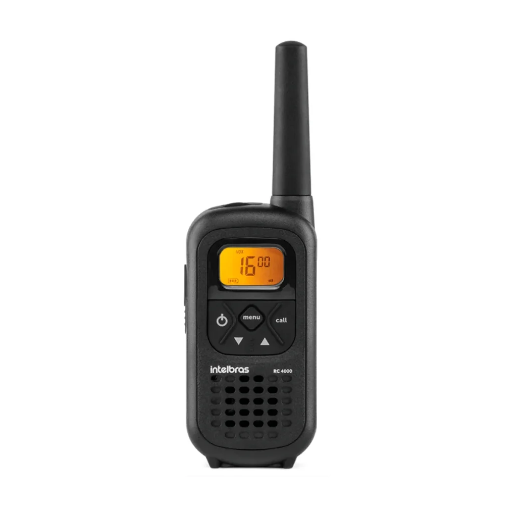 Kit com 2 rádios comunicadores Intelbras rc 4002 Bivolt