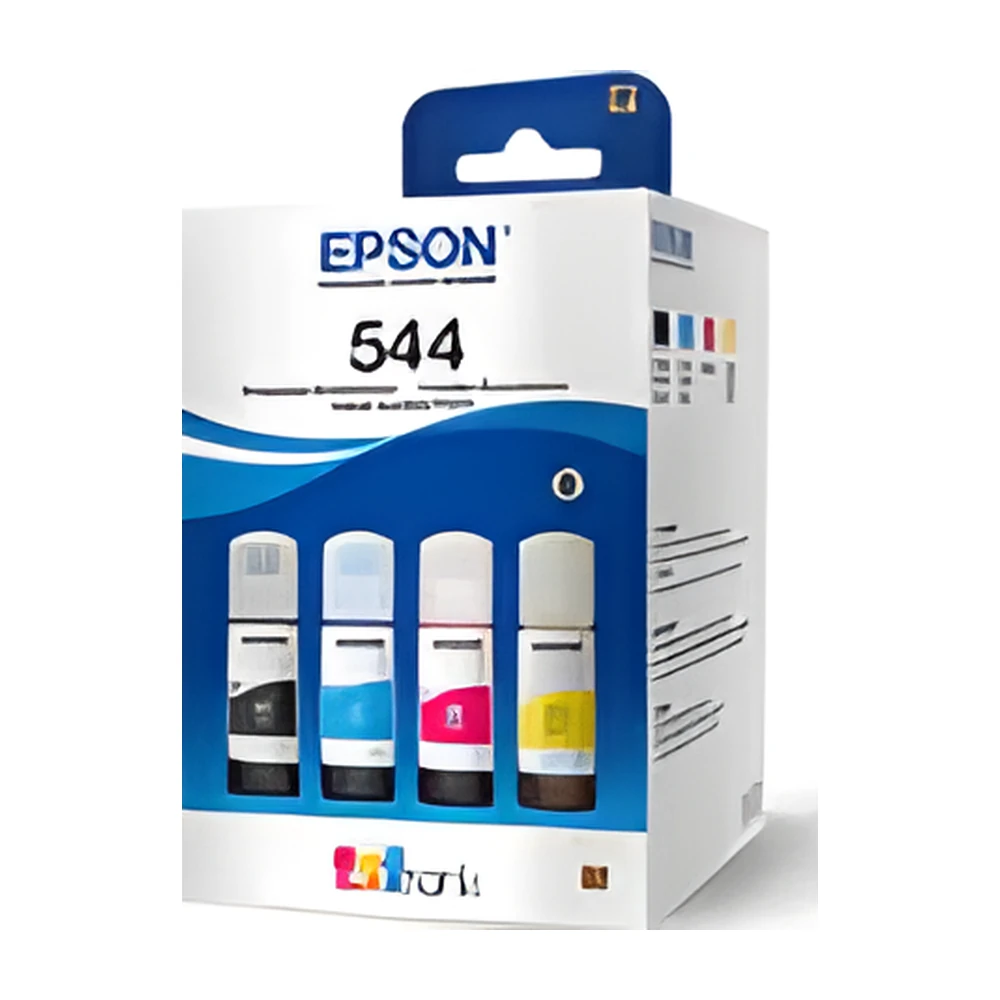 Kit refil de tinta Epson T544 com 4 cores originais