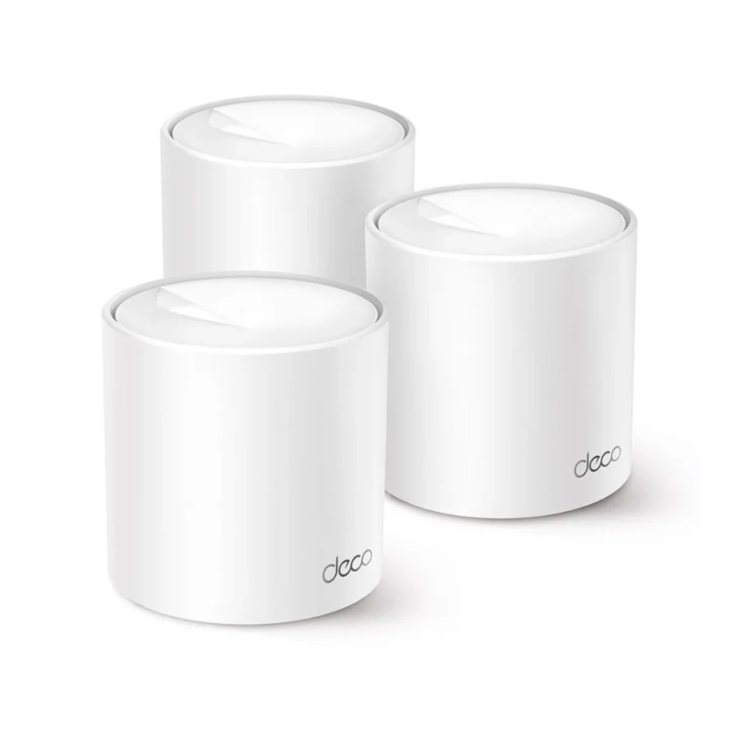 Kit roteador mesh tp-link deco X10 AX1500 WI-FI 6 com 3 unidades