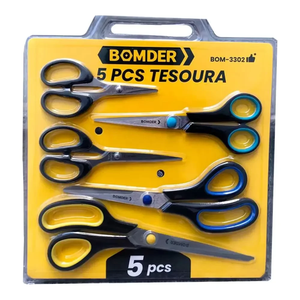 Kit tesouras 5 peças bomber