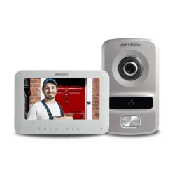 Kit Vídeo Porteiro IP Hikhome DS-KIS601 com Monitor de 7 Polegadas — H&H Suprimentos Corporativos
