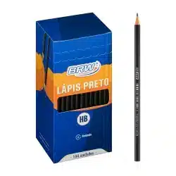 Lápis Preto HB Redondo BRW — H&H Suprimentos Corporativos