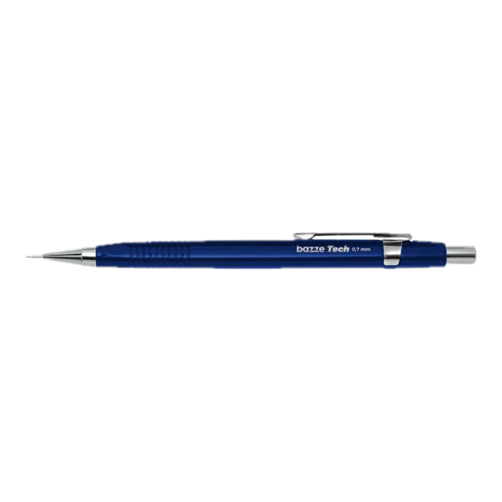 Lapiseira 0.7 mm Bazze tech azul