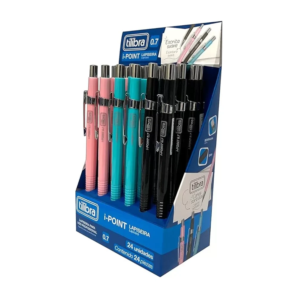 Lapiseira i-point 0,7 mm Tilibra (cores sortidas)