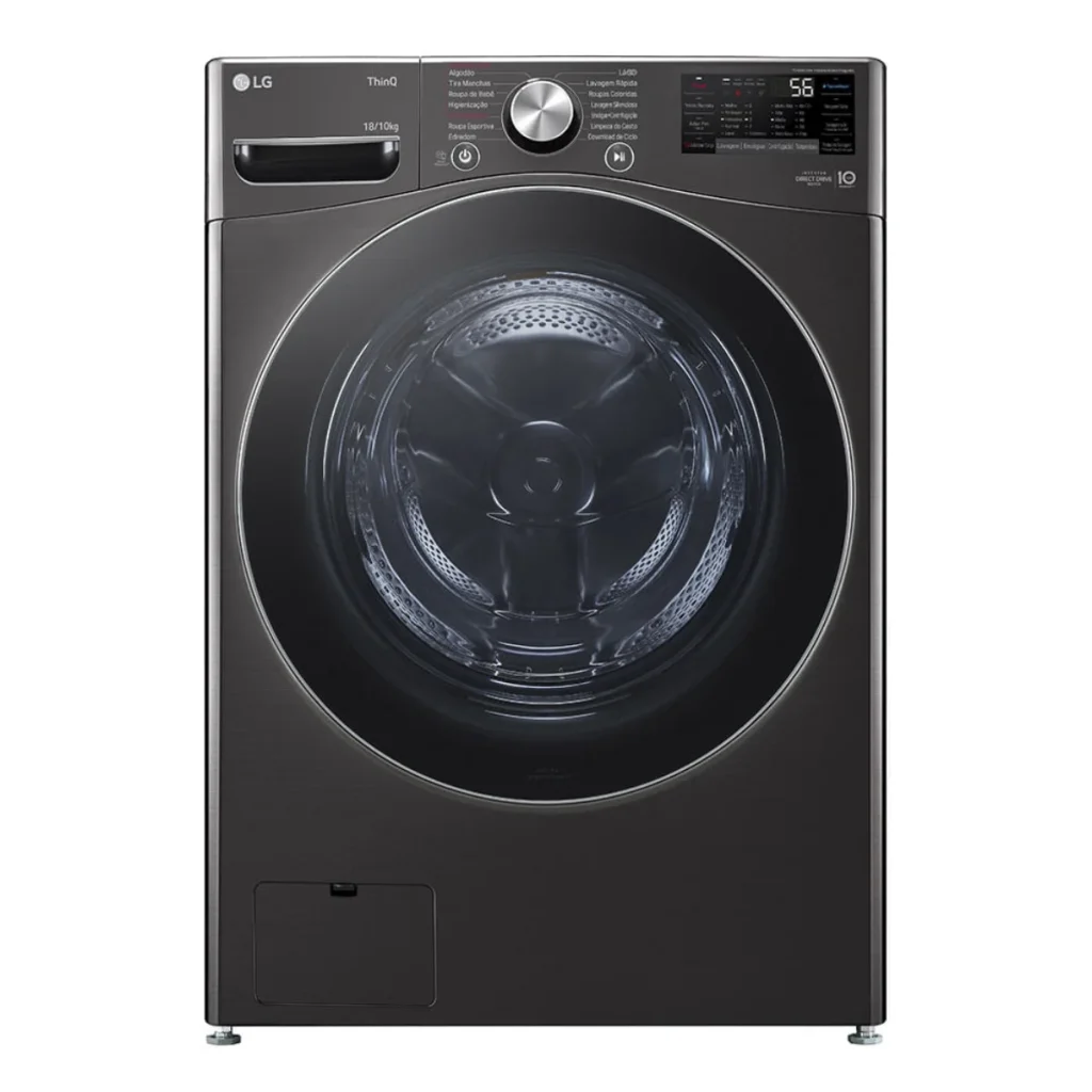 Lava e seca lg 18 kg WI-FI inverter direct drive WD18SV2S6B