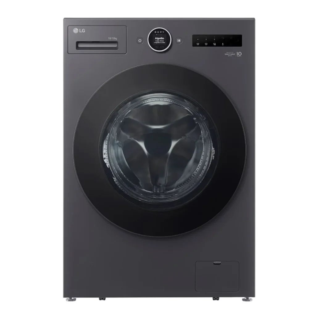 Lava e seca lg Smart black inox 18 kg ai dd 2.0 WD18GNTS6B