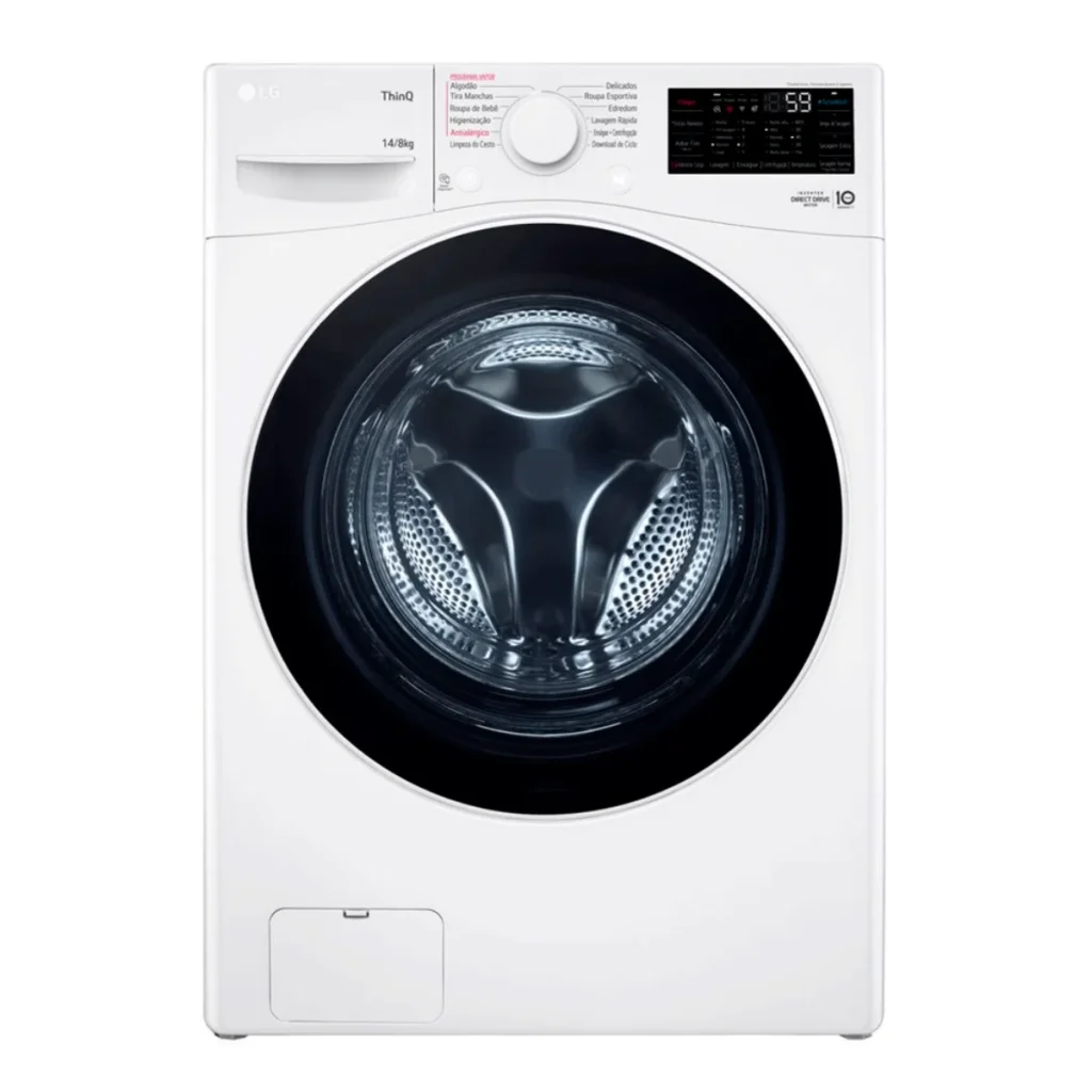 Lava e seca lg Smart Top gun Pro 14 kg vapor steam WD14WGSP6