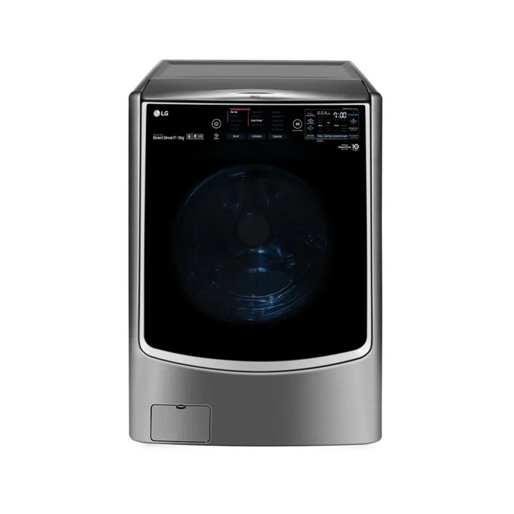 Lava e seca lg twinwash titan master 17 kg WD17VTS6A aço escovado