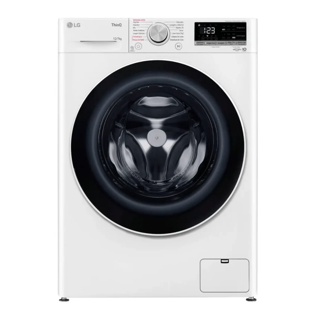 Lava e seca Smart lg VC4 12 kg CV5012WC4A branca