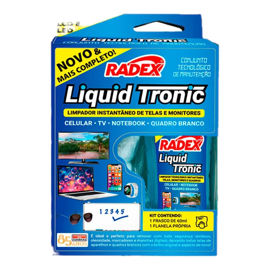 Limpador de telas tronic 120 ml com flanela