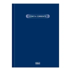 Livro Conta Corrente Grande 100 Folhas Tilibra — H&H Suprimentos Corporativos
