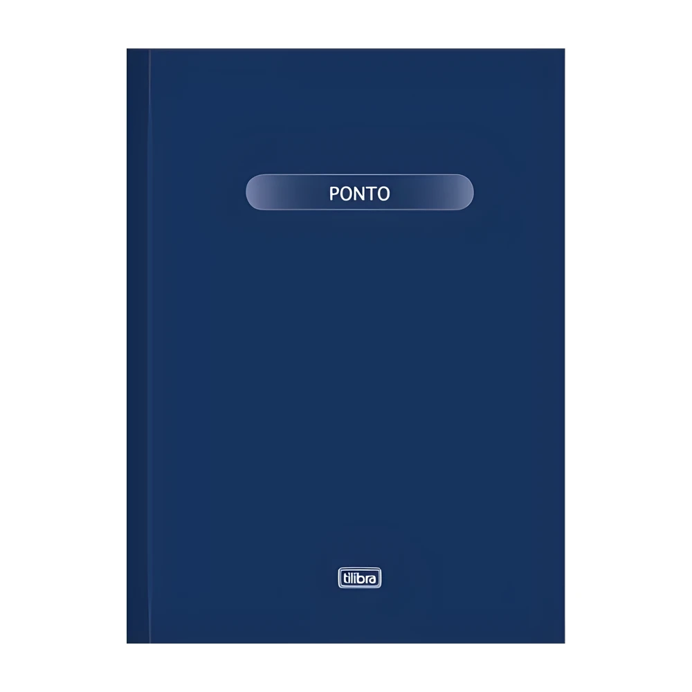 Livro de ponto pequeno Tilibra 160 folhas