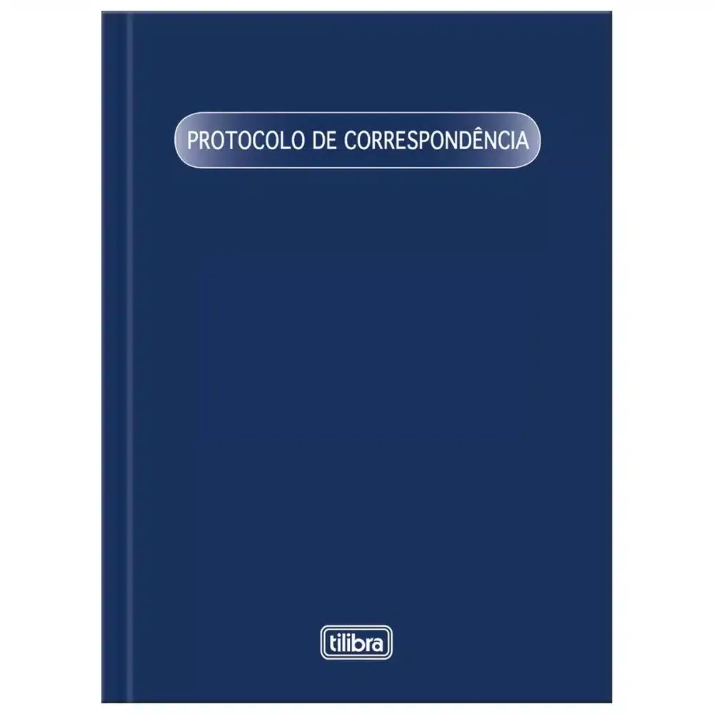 Livro de protocolo de correspondência Tilibra 104 folhas