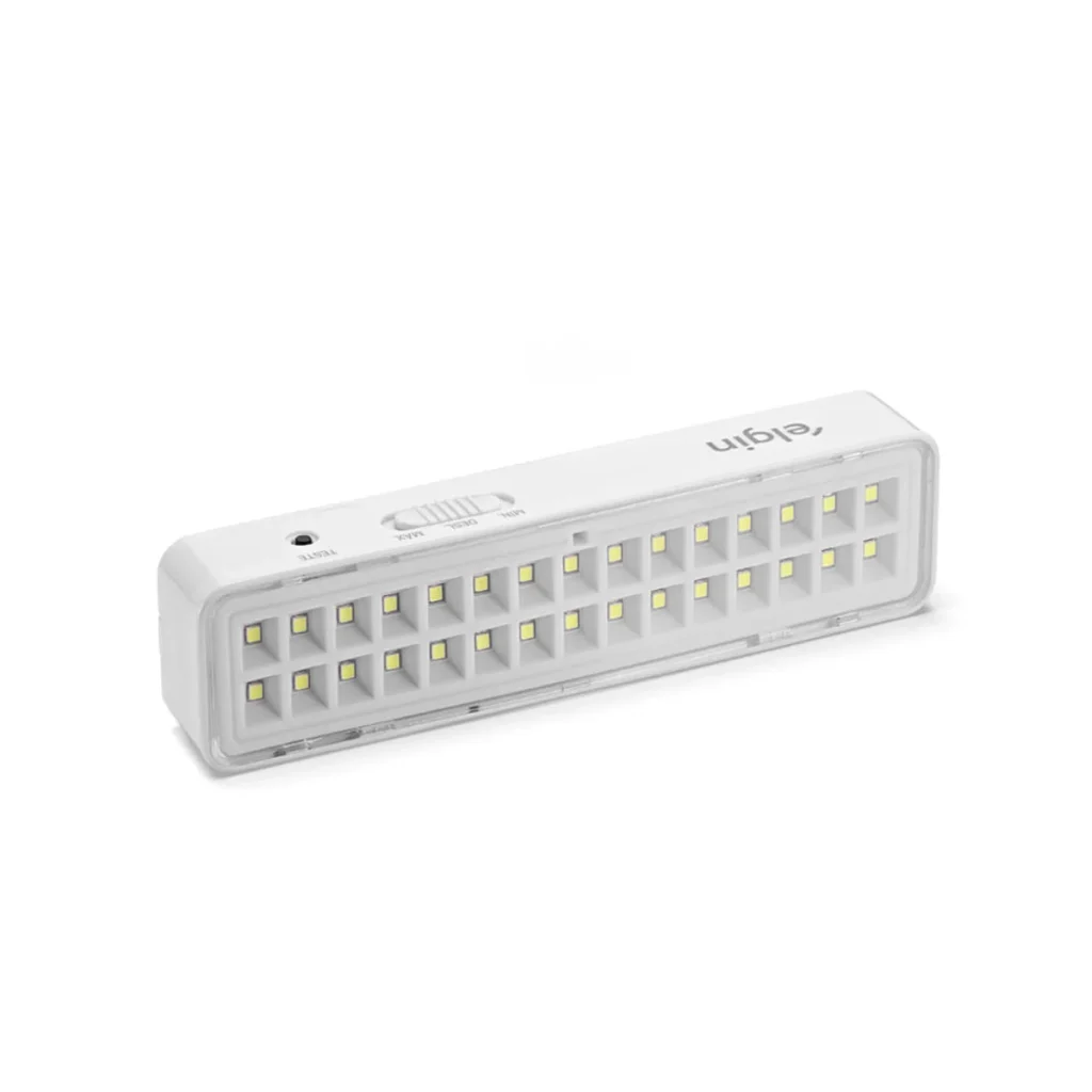 Luminária de Emergência Elgin 30 LEDs 2 W Bateria de Lítio Bivolt