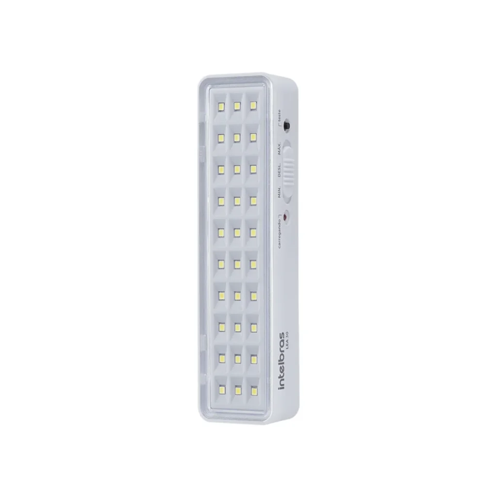 Luminária de emergência Intelbras lea 30 branca