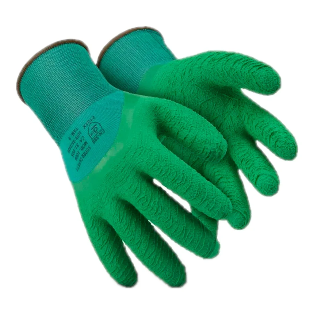 Luva de látex corrugado Super safety ss 1009